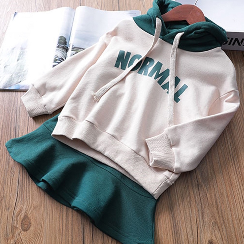 Toddler Girls Skirt Hoodie Clothing Sets Outfit